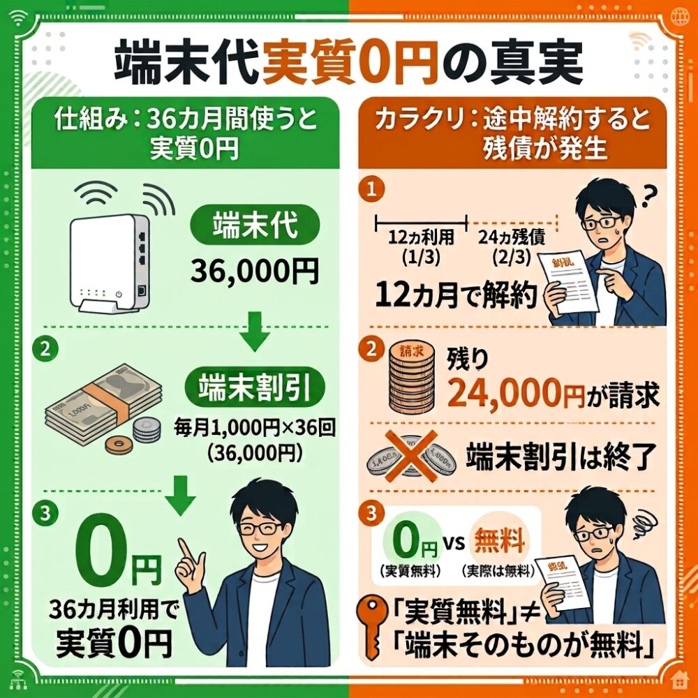 端末実質0円の真実